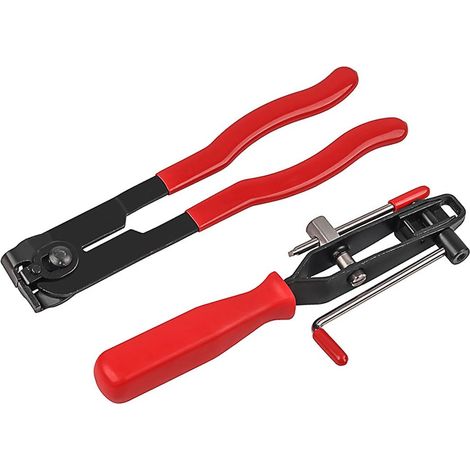 Pince de Serrage pour Collier de Voiture - Outil Homocinétique, Sertir Cardan et Bandes CV (Rouge) (1/5)