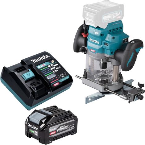 Makita RP 001 GZ Fresadora sin cable 40 V máx. 12 mm Sin escobillas Solo - sin batería, sin cargador (1/5)