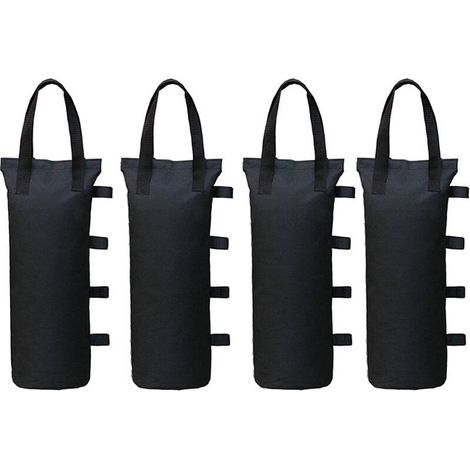 Poids Tonnelle Industrielle 600D, Jeu de 4 Poids pour Tonnelle, Revêtement Intérieur en PVC, Sac de Sable pour Tonnelle pour Tente Pop-up, Auvent ou Parasol (Unique Tube) (1/4)