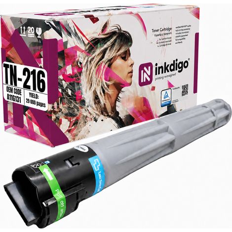 Inkdigo Toner TN216K kompatibel mit Minolta Bizhub C220 TÜV-zertifiziert (1/5)