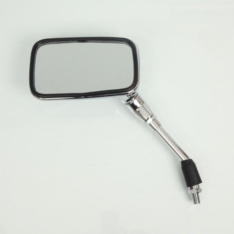 Linker verchromter Rückspiegel für Motorrad/Roller, M10, Teilung (1/4)