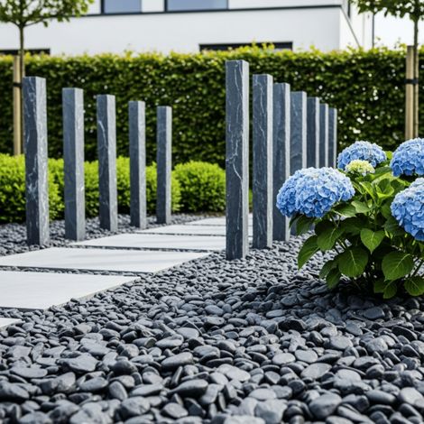 Jardinex – Galet décoratif noir mat 60/100 mm – Big bag 1T (8 m²) – Résistant aux intempéries – Surface lisse et non poreuse (1/5)