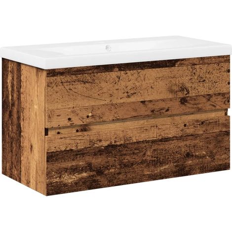 Maison Exclusive - Waschbeckenunterschrank mit Einbaubecken Altho