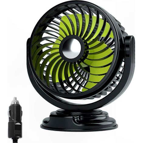 Leistungsstarker, tragbarer Mini-Autolüfter (24 V DC) – 360°-Klimaanlage für Auto und Fahrzeug, Zubehör für Zuhause und Fahrzeug, leichter Luftkühler (1/4)