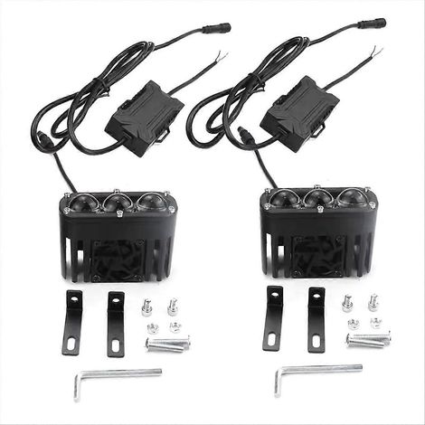 focos LED para motocicleta, coche, niebla, conducción todoterreno, 30000LM()