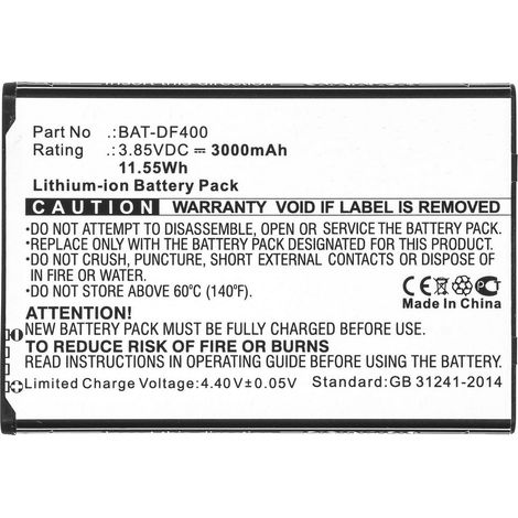 Batterie CoreParts pour lecteur de codes-barres Bluebird, MBXPOS-BA0453