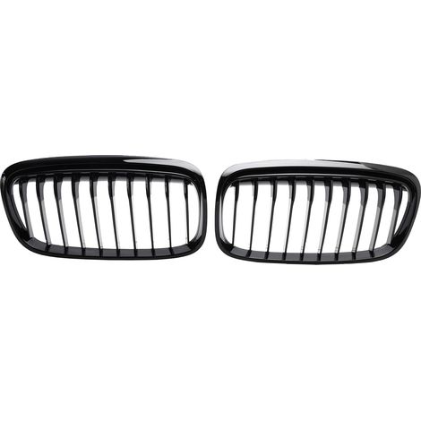Griglia anteriore, realizzata in plastica ABS, adatta ad auto compatte di lusso, a lamella singola (1/2)