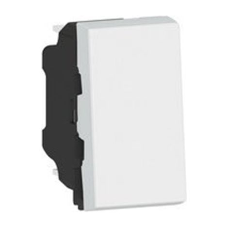 Interrupteur Mosaic EasyLed 10 AX 250V 1 module, blanc