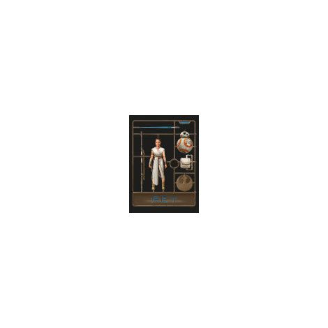 Poster d'Art - Star Wars - Toy Rey - 30x40 cm (1/5)