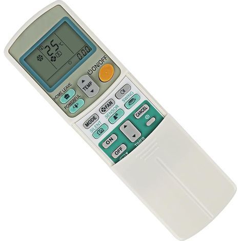 Télécommande de climatiseur, adaptée au climatiseur Daikin, télécommande de remplacement, for Daikin ARC433A1, écran LCD, aucune programmation ni réglage requis(Only remote)