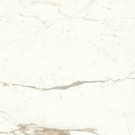Carrelage effet Marbre Blanc Calacatta Prima 120x120x0,9 cm Mat Faventa - Sol et mur intérieur (vendu par carton de 2,88 m²) - RO'MA CARRELAGE