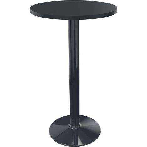 Table mange-debout ronde diamètre 60 cm Moka (1/5)