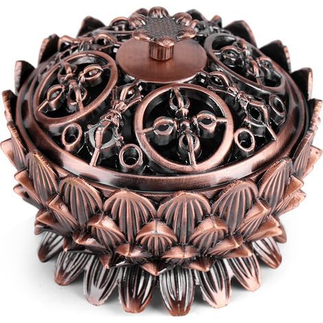 Incense cone holder, home decoration, support tool, alloy burner for temple study (1/5)
