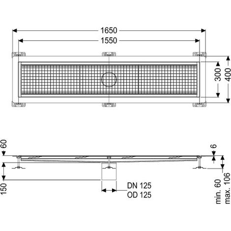 KESSEL 6230150 Gouttière en boîte Ferrofix
