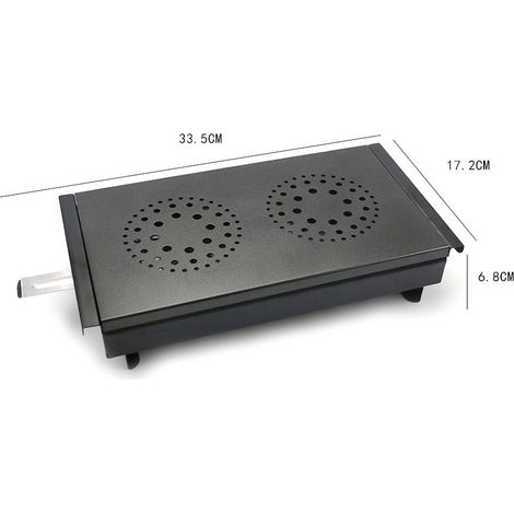 Chauffe-Plats Et Chauffe-Assiettes Avec 2 Bougies Chauffe-Plats Noir/Gris (1/5)