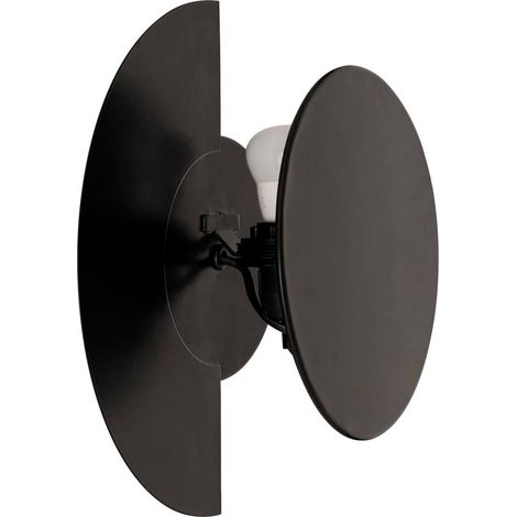 Applique Murale Réversible "Mysti" 30cm Noir (1/5)