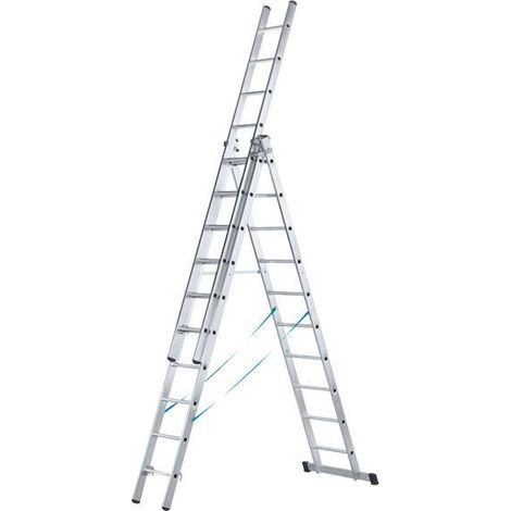 Zarges 41540 Skymaster Trade Combination Ladder 3-Part 3 x 10 Rungs ZAR41540 (1/3)