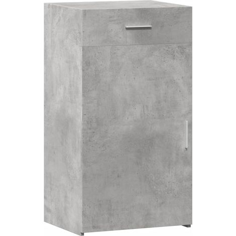 vidaXL Sideboard Concrete Grey 50x42,5x93 cm Engineered Wood