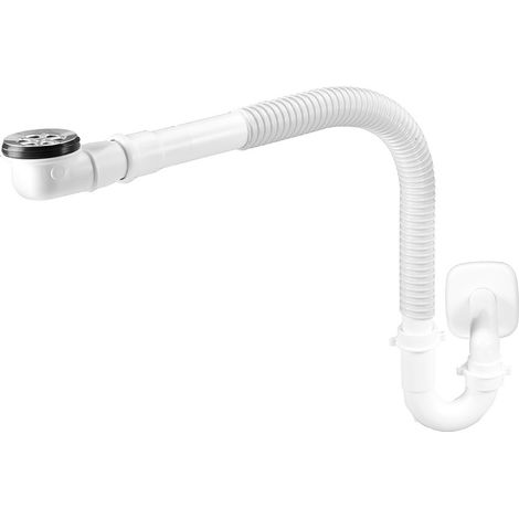 Sifone per lavabo disabili con griglia non tappabile d. 40mm