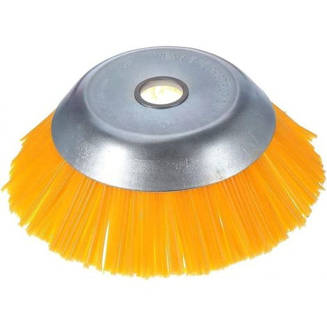 Brosse à débroussailleuse en nylon pour débroussailleuse, brosse à mauvaises herbes, brosse ronde universelle, outils de jardinage durables (A) (1/5)