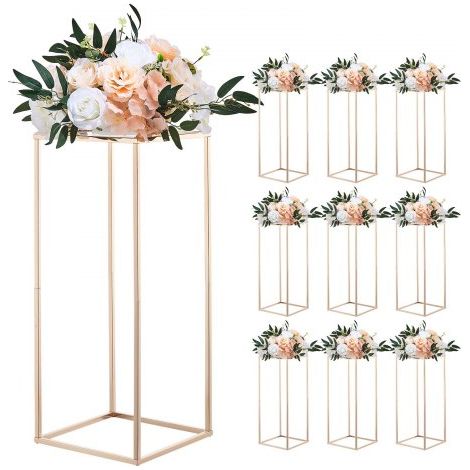 Support Fleur Mariage Colonne Lot de 10 Support Fleur Centre de (1/5)