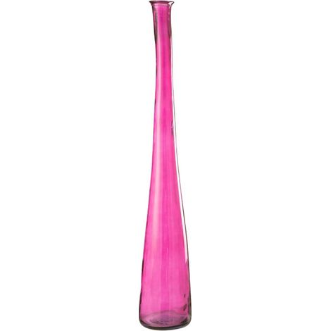 Vase en Verre "Noah" 120cm Fuchsia (1/4)