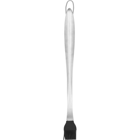 Pinceau à Badigeonner Huile Brosses Inox Manche Long Isolant Chaud Multiusage Pâtisserie Sauce BBQ Grill (1/5)