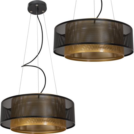 LÁMPARA de SUSPENSIÓN APP1000-CP MALLA 1-PUNTOS de LUZ 24W 40X40X15-105CM AJUSTABLE