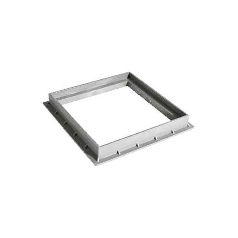 Cadre pour regard 550x550 mm – Polypropylène résistant – Grille de voirie pour espaces confinés – Charge 400kg – Dakota