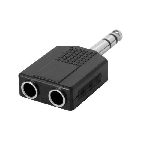 HQ-Power Jack connector - jack 6,35 mm mâle vers 2 (1/2)