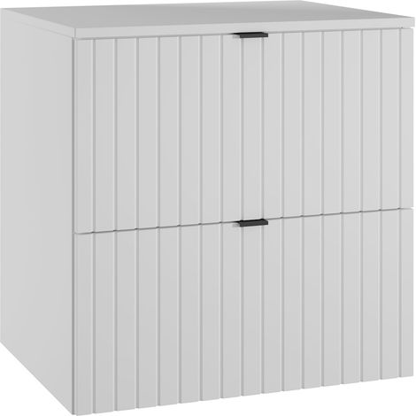 Mobile lavabo Nile 60 x 47 x 61 cm - Bianco opaco - Mobile lavabo sospeso (1/4)