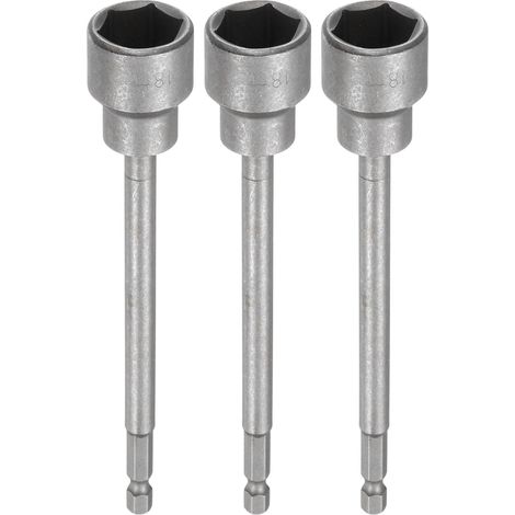 3pcs Embout De Tournevis À Douille 18mm Douille À Choc Métrique (1/5)
