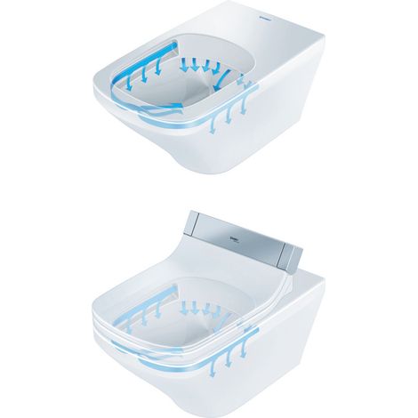 W.C. suspendu DURASTYLE ti 370x620mm SensoWash HG we (1/5)