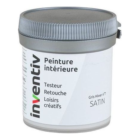 Testeur Peinture Intérieure Satin Gris Hiver 7 - INVENTIV