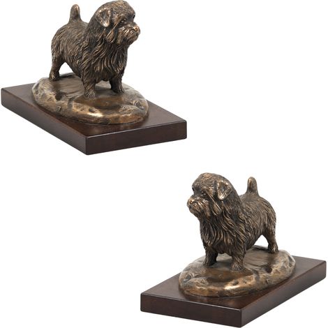 Norfolk Terrier: estatuilla de perro, figura de oficina, trofeo para una exposición canina de Art-Dog. (1/5)