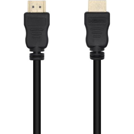 Câble hdmi 1.4 14+1 ccs aisens a119-0528/ hdmi male - hdmi male/ 1m/ black