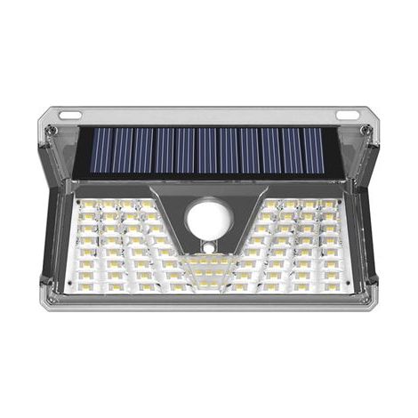 Lámpara solar LED de pared ELBAT EB0392 260 lúmenes 6500 K luz fría IP44 medida 18,8 x 11,4 x 6,2 cm aplique pared batería 1200 mAh