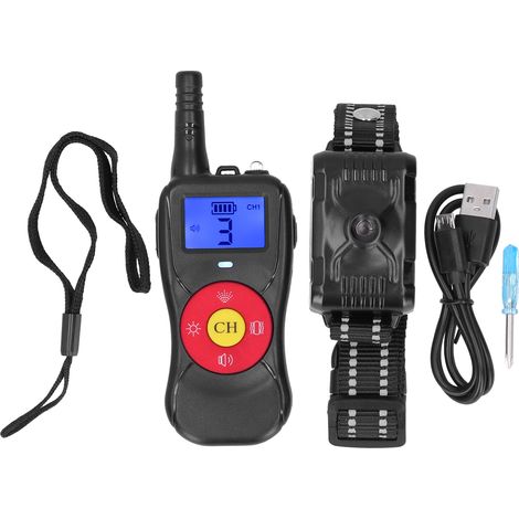 Dispositif de dressage sûr et dissuasif : collier pour chien télécommandé de 800 m et dispositif anti-aboiement. (1/5)