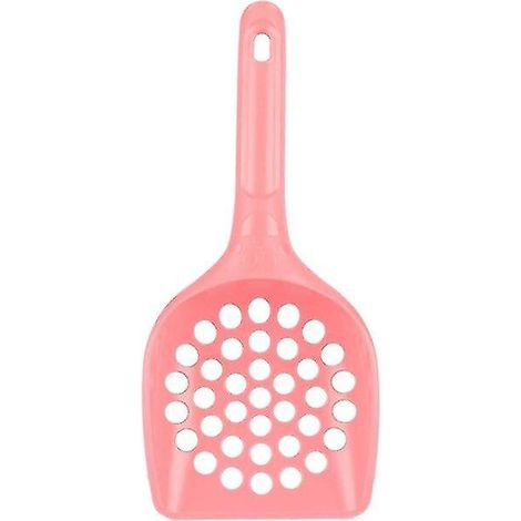 Pelle à litière rose, légère et résistante - Outil de nettoyage creux facile à nettoyer pour les besoins des animaux domestiques (déchets de litière). (1/3)