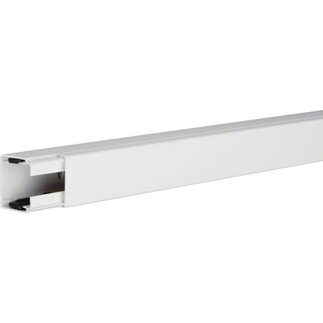 Goulotte de distribution PVC 40x40 mm - Longueur 200 cm (RAL 9016) LF4004009016 Hager