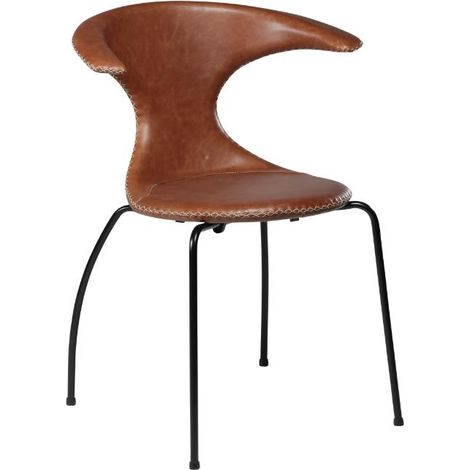 Flair Esszimmerstuhl Echtes Leder braun. (1/5)