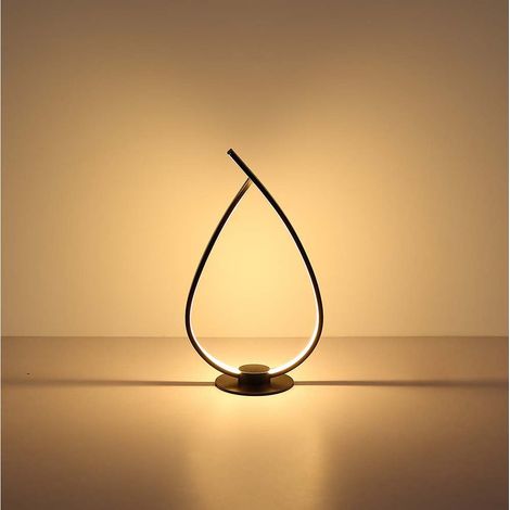 Tischleuchte LED Leselampe Beistelllampe schwarz matt Schnurschalter H 37,5 cm