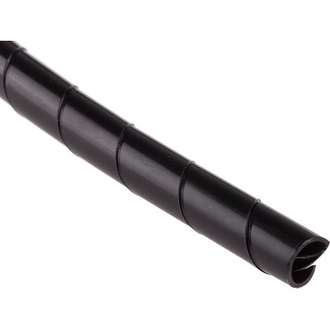 Gaine de câble spiralée RS PRO, Ø 6mm 8mm, en Nylon Noir