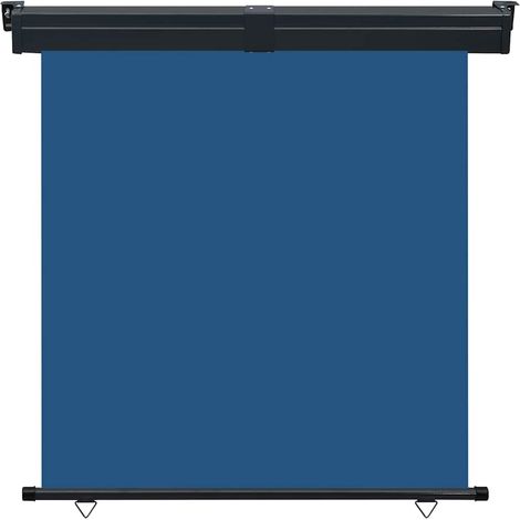 Auvent latéral de balcon 175x250 cm Bleu (1/5)