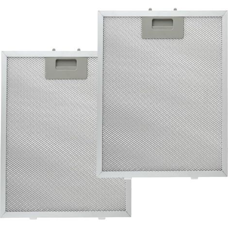 KAHEIGN 2 Pieces 5 Layers Cooker Hood Filter, 320mm x 260mm Universal Aluminum Cooker Hood Filter, Metal Grease Filter for Cooker Hoods from Many Major Brands (1/5)