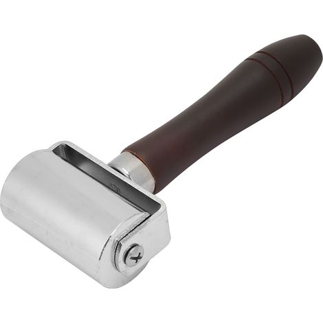Rouleau presse-cuir à faire soi-même, roulette à laminer le cuir, outil de collage et de lamination (60 mm) (1/5)