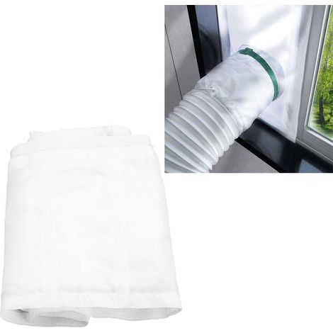25x90 cm Joint de FenêTre Climatisation pour la Climatisation Mobile et SèChe Linge,Longueur Ajustable Etanche Facile à Installer (1/5)