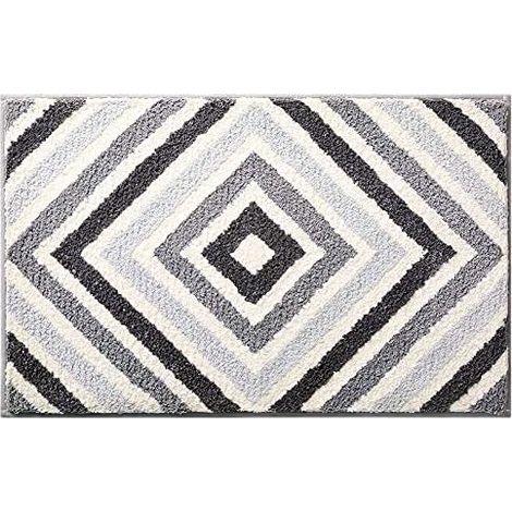 Tapis de bain antidérapant, tapis de bain doux et ultra-absorbant, lavable en machine (1/5)