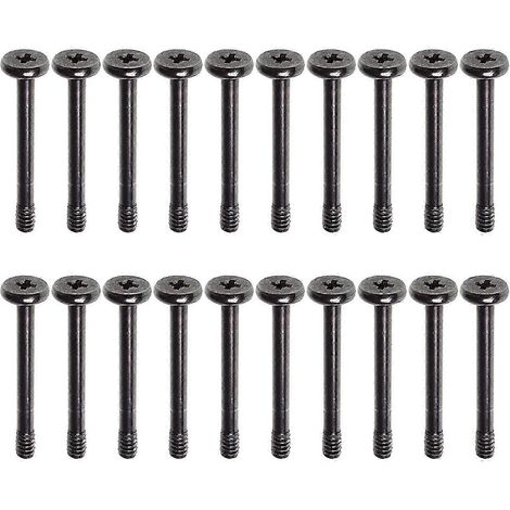 20 vis à tête plate Phillips n° 6 - 32 x 30 mm pour boîtier PC/carte graphique (1/5)