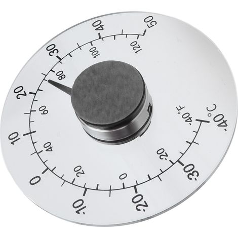 Thermomètre extérieur adhésif Transparent étanche porte fenêtre compteur de température pour ferme maison (1/5)